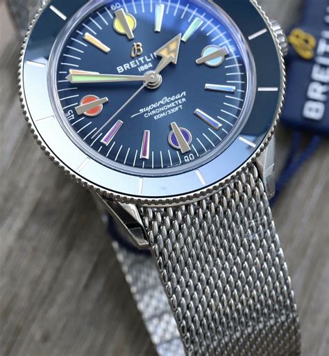 breitling rainbow 57 blue|breitling heritage ii.